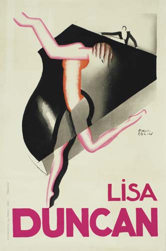 LISA DUNCAN. 1927. 47x31 inches. H. Chachoin, Paris.